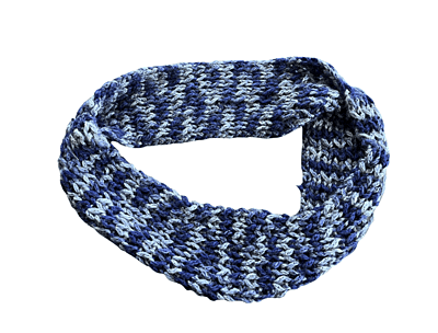 Crochet Scarf Blue
