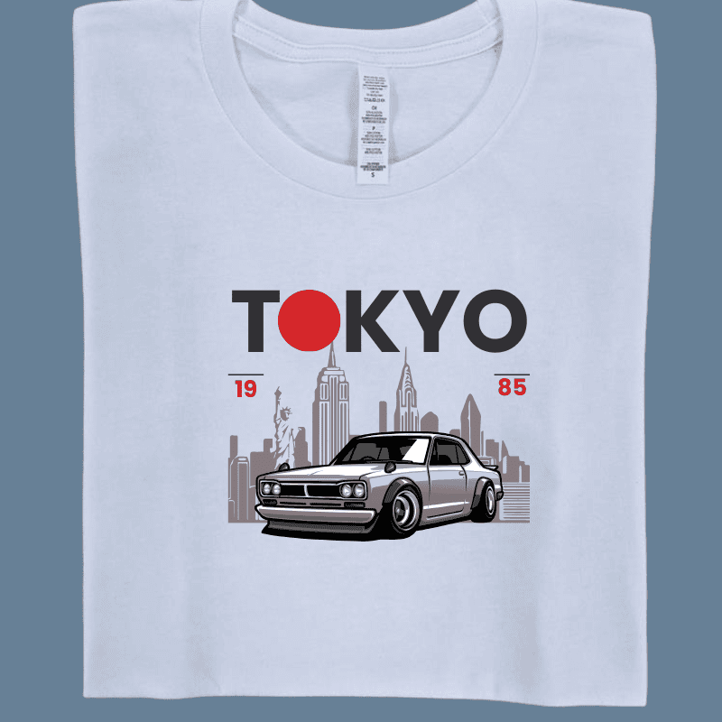 Tokyo JDM Car Graphic T-Shirt – Unisex Streetwear Tee