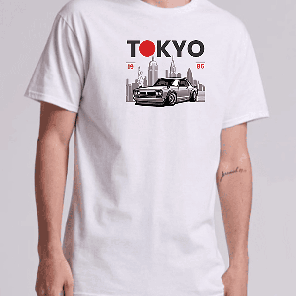 Tokyo JDM Car Graphic T-Shirt – Unisex Streetwear Tee