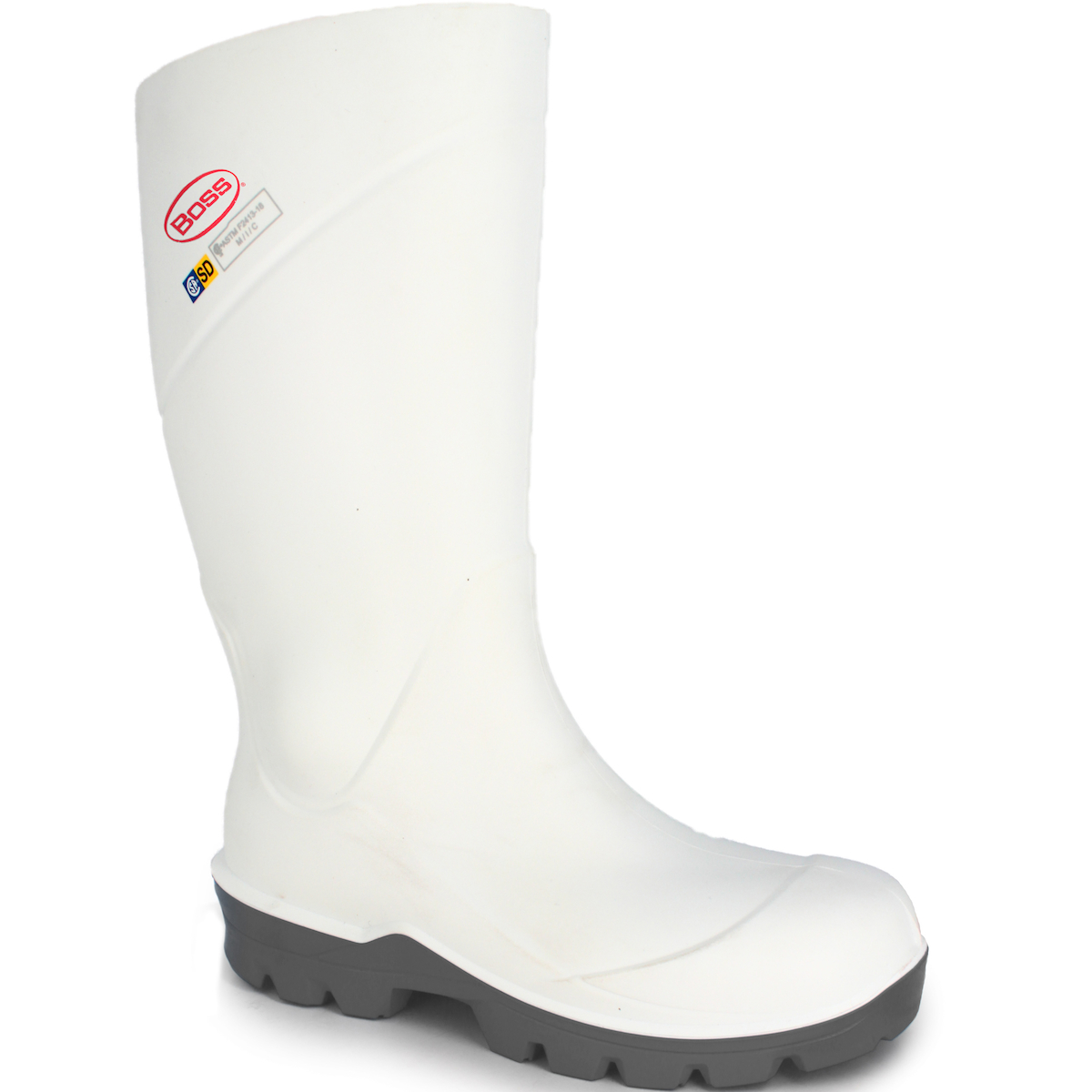 Boss Food Processing Polyurethane Steel Toe Boot White M12/W13.5 - 383-920-FP1-12