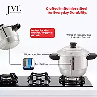 2 in 1 Mini Sambhar Idly Maker with Triply Base