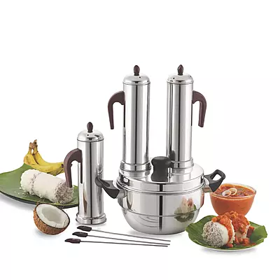 3 Puttu Maker with Triply Base
