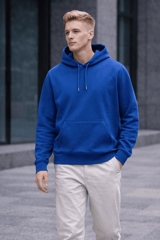 Men’s Diode Blue Hoodie – Vibrant. Minimal. Canadian. (Regular)