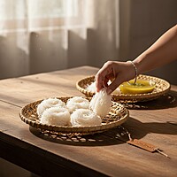 Bamboo idiyappam Plate 2 pcs