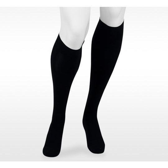 JUZ-3611ADFFSB10 II Juzo Move Black CCL1 20-30mmHg Knee Size II Reg Length Full Foot with Silicone Band Latex-Free