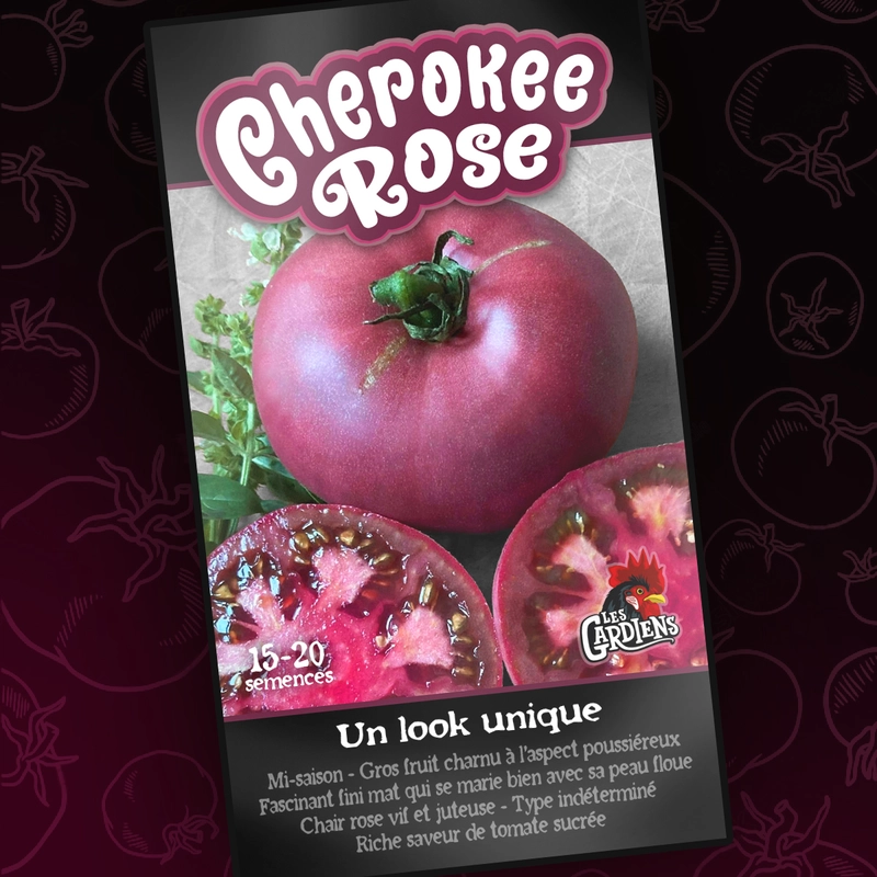 Semences de tomates Cherokee rose