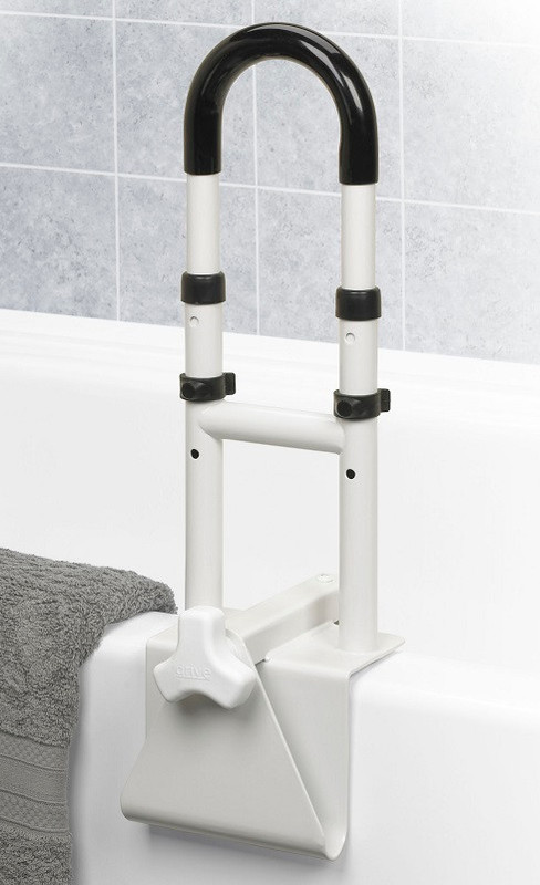 DRIRTL12036-ADJ - Tub Rail,Clamp-on, Adj.Ht. White