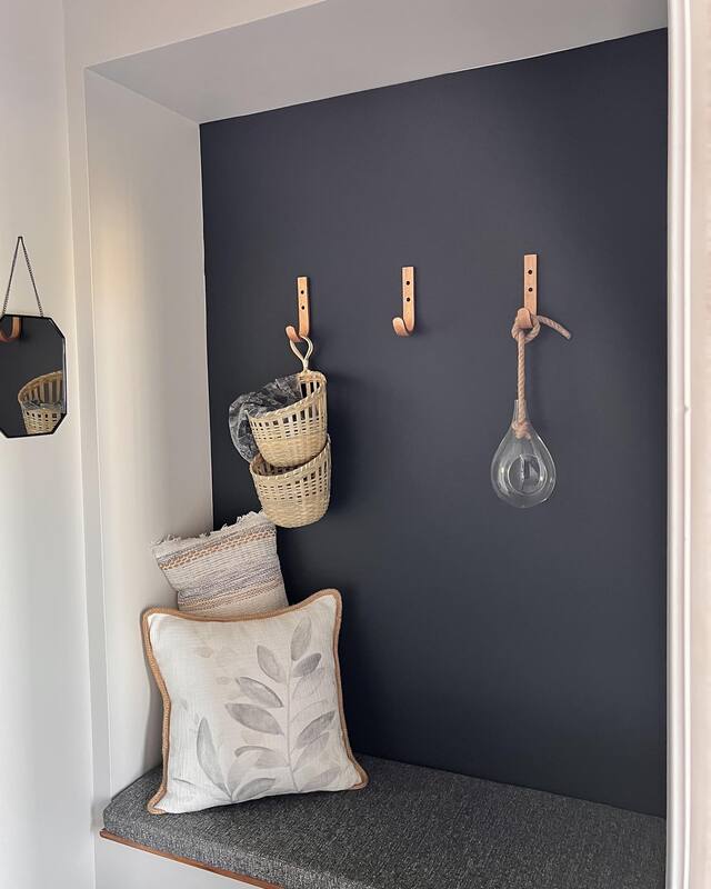 Crochets muraux Noir & Bois