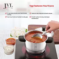 2 in 1 Mini Sambhar Idly Maker with Triply Base