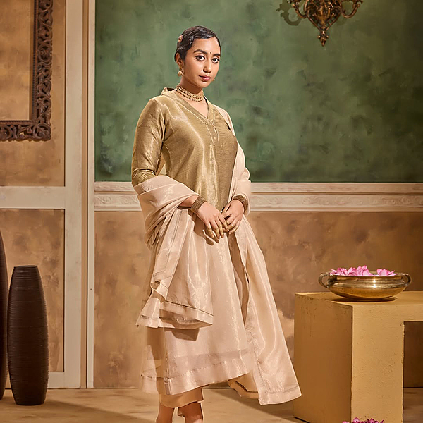 Antique Kurta 3 pcs Set