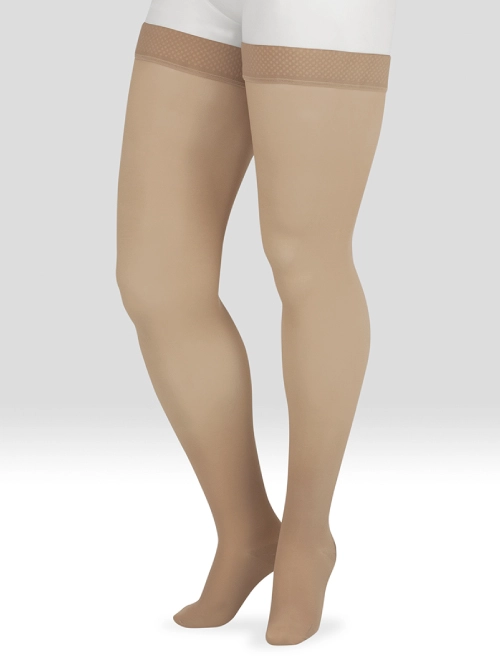 JUZ-2001ADFFSH14 I-Juzo Soft Beige CCL1 20-30mmHg Size I Short Length Full Foot Latex-Free
