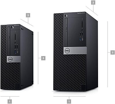 Dell Optiplex 5070 MidTower Corei7-9700 16GB 1TB Win11Pro (90-Days Warranty)