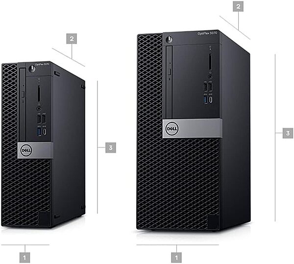 Dell Optiplex 5070 MidTower Corei7-9700 16GB 1TB Win11Pro (90-Days Warranty)
