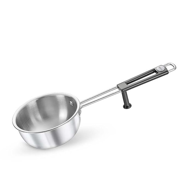 Prestige 13cm/550ml Tri-Ply Stainless Steel Splendor Tadka Pan
