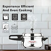 Butterfly Cute Ss Induction Compatible Outer Lid Stainless Steel Pressure Cooker With Glass Lid 2 liter Butterfly Cute Ss Induction Compatible Outer Lid Stainless Steel Pressure Cooker With Glass Lid 2 liter