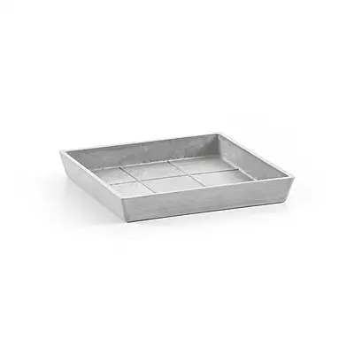 Saucer Square 30 White Grey