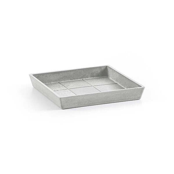Saucer Square 40 White Grey