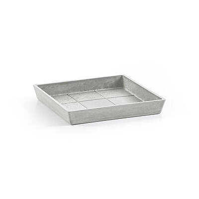 Saucer Square 50 White Grey
