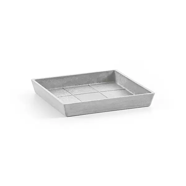 Saucer Square 50 White Grey