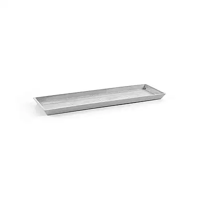 Saucer Rectangular 65 White Grey