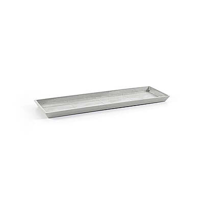 Saucer Rectangular 65 White Grey