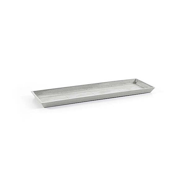 Saucer Rectangular 65 White Grey