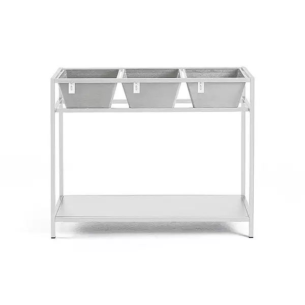 Berlin Grow Table White Grey