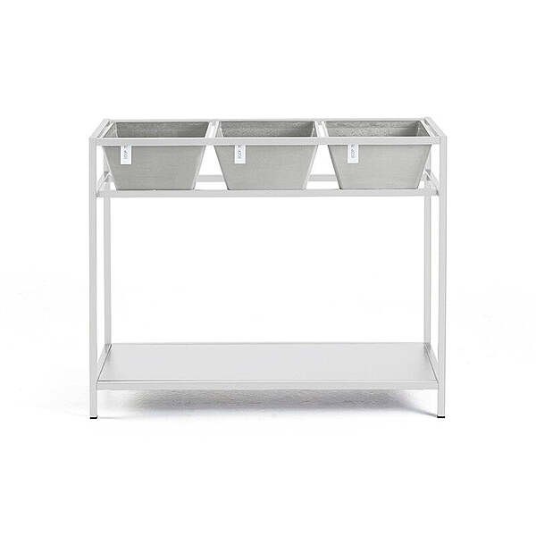 Berlin Grow Table White Grey