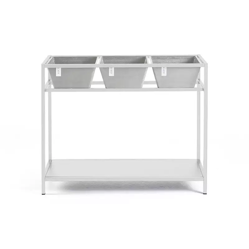 Berlin Grow Table White Grey