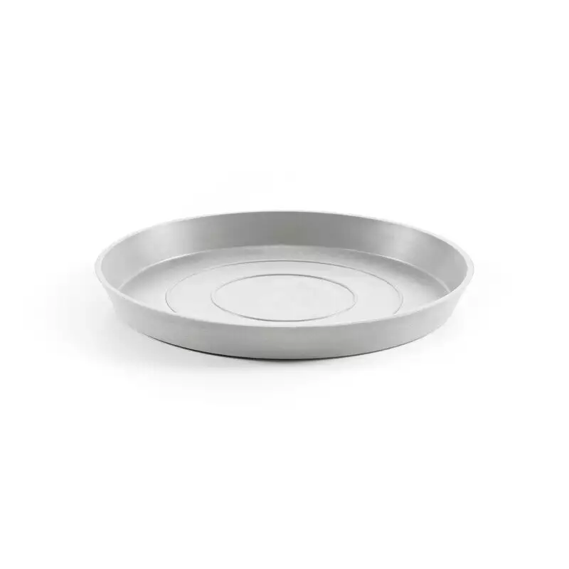 Saucer Round 70 White Grey