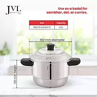 2 in 1 Mini Sambhar Idly Maker with Triply Base