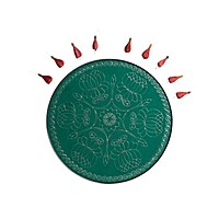 Rangoli Design Very Big Stencil 18''