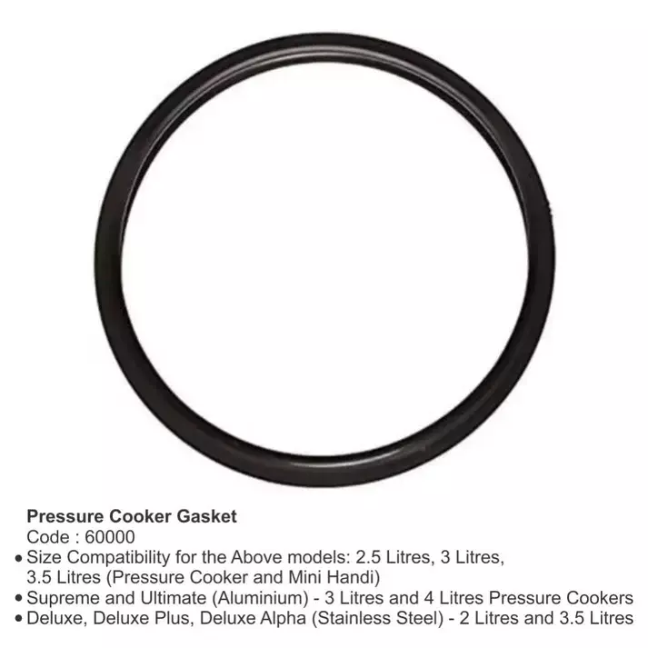 Prestige Mini Pressure Cooker Gasket - PR60000 Black 1 Pc