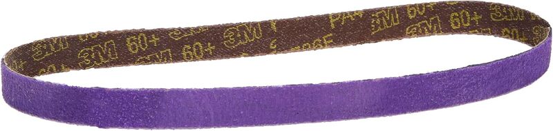 Purple 3M 769F 80 Grit Ceramic 18" Sand Belt 10/pk