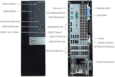 Dell optiplex 7060 mid tower corei7-8700 32GB 512GB Win11Pro