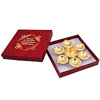 Diya Round Shape Flower Decorative Urli Bowl