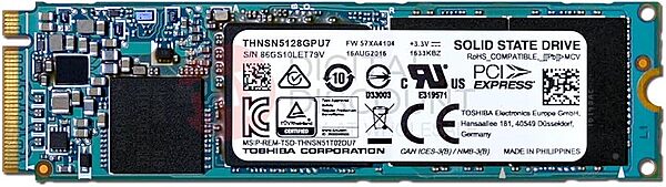 256GB  M.2 NVMe 2200  Toshiba (90-Days Warranty)
