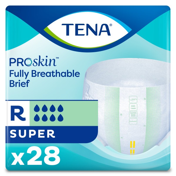 TEN67501 - Tena Super Brief, LARGE 48"-59" Green (28/pkg) TEN67501 - Tena Super Brief, LARGE 48"-59" Green (28/pkg)
