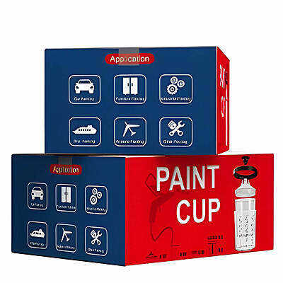 650ML (200 Micron) PPS style Paint cups 50/box