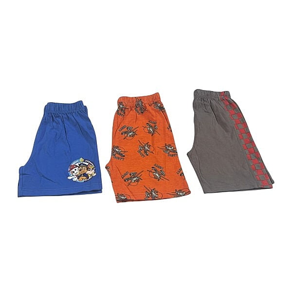 Shorts 3 pcs 1 set (3-4 Years) Blue,Orange, Brown