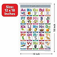 All in One English ABCD Chart For Kids (16 Charts ) 36 x 50 cm