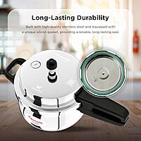 Butterfly Curve Stainless Steel Outer Lid Pressure Cooker, 3 Litre