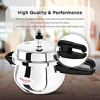 Butterfly Curve Stainless Steel Outer Lid Pressure Cooker, 3 Litre