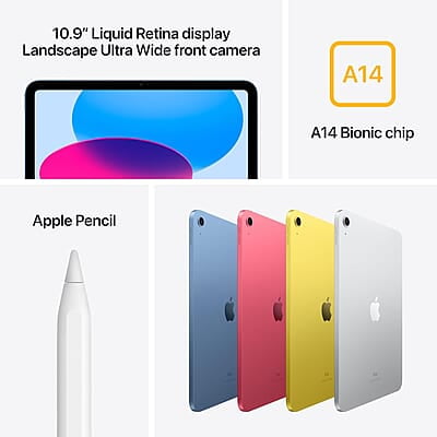IPAD 10th Gen 64GB Wifi with pen (90-Days Warranty)