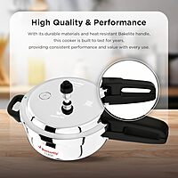 Butterfly Curve Stainless Steel Pressure Cooker, 2 Litre, Silver