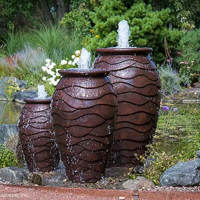 Scalloped Urn - 32" H (81 Cm)