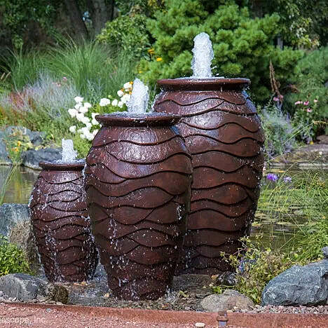 Scalloped Urn - 45" H (114 Cm)