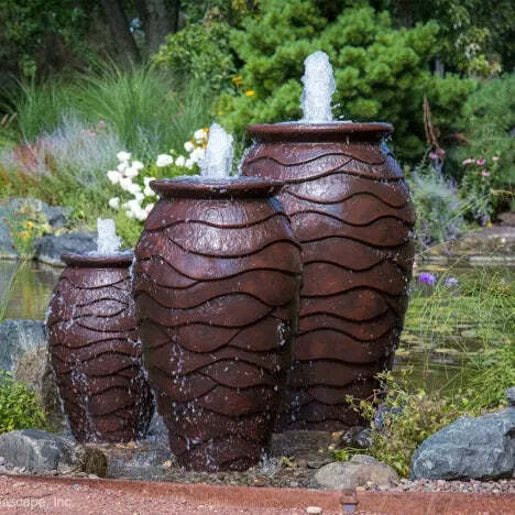 Scalloped Urn - 45" H (114 Cm)