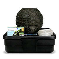 Stacked Slate Sphere Fountain Kit - 18" Dia (46 Cm)