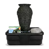 Stacked Slate Urn Fountain Kit - 24" H (61 Cm)
